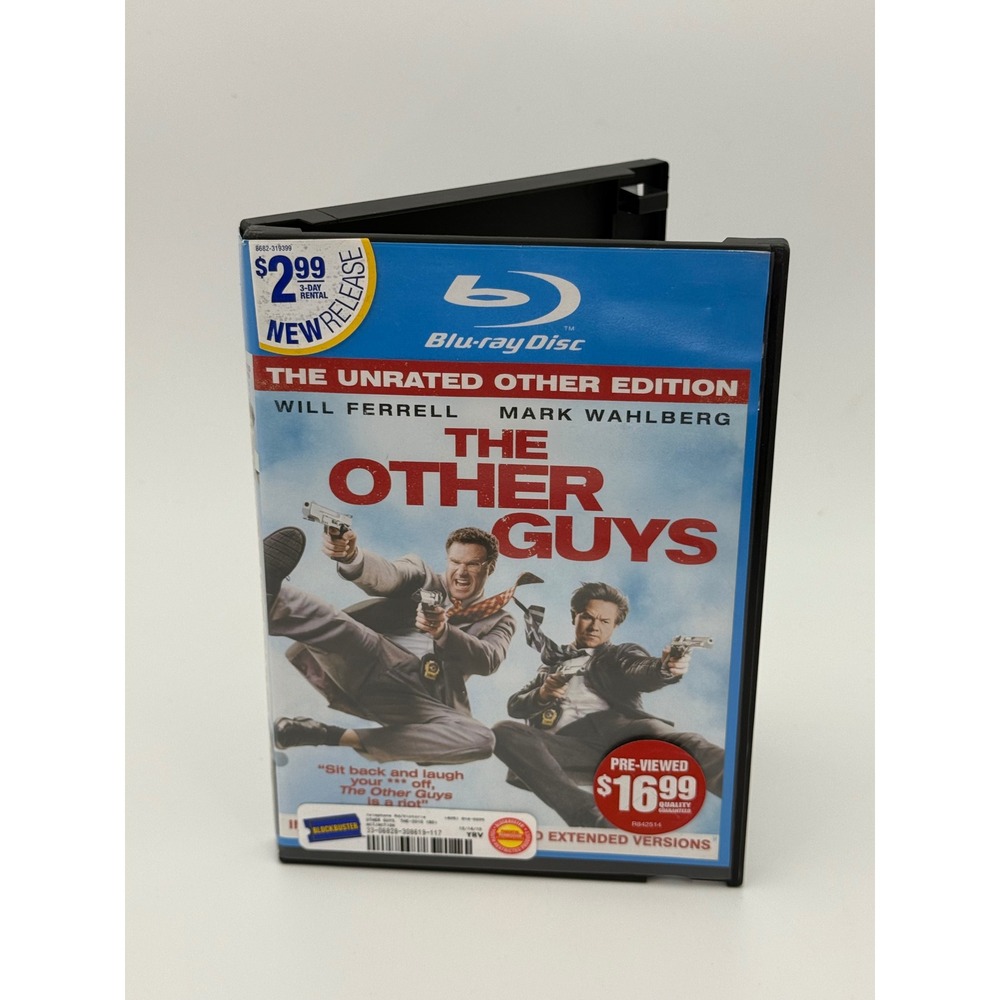 The Other Guys Blu-ray Unrated Other Edition Will Ferrell Mark Wahlberg Comedy